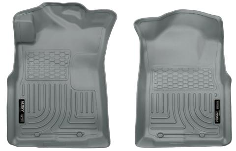 Weatherbeater Front Floor Liners For 2005-2015 Tacoma Grey Husky Liners