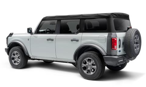 Black Trail Armor Rear Corners For 21-23 Ford Bronco 2 & 4 Dr Bushwacker