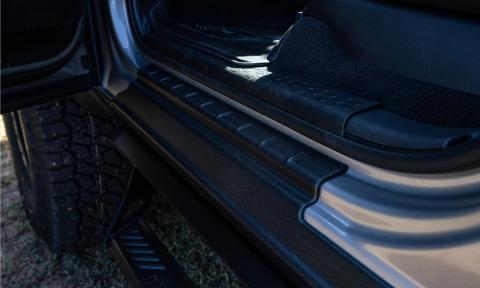 Trail Armor Rocker Panel Black For 2021-2026 Ford F150 Supercab, Incl. Side Panels/Sill Plate Cover Bushwacker
