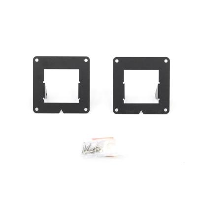 BR6/BR11 Light Plates Textured Black Designed for Rigid D-Series 2010-2018 Dodge Ram 2500/3500 Without Park Sense Go Rhino
