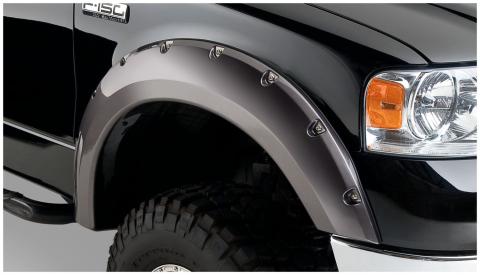 Pocket Style Fender Flare 4 PC Set For 2004-2008 F-150 Husky Liners