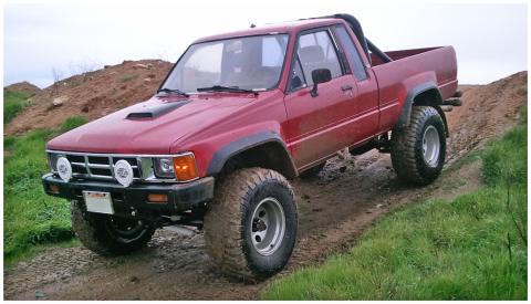 Extend-A-Fender 4 PC Fender Flare Set For 1984-1988 Pickup Husky Liners