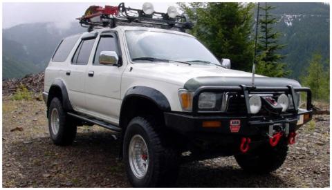 Extend-A-Fender 4 PC Fender Flare Set For 1990-1995 4Runner Husky Liners