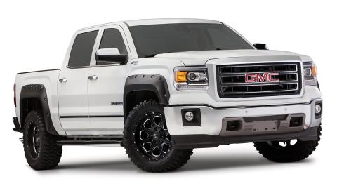 Pocket Style Fender Flare 4 PC Set For 2014-2015 Sierra 1500 Husky Liners