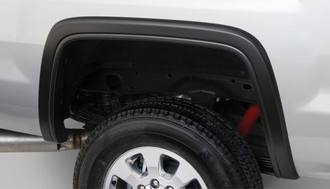 OE Style Fender Flares Black Smooth Finish 4-Piece Set For 2015-2019 Sierra 2500 HD/3500 HD Husky Liners