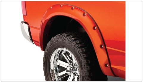 Pocket Style Fender Flare 4 PC Set For 2009-2024 Ram 1500, 1500 Classic Husky Liners