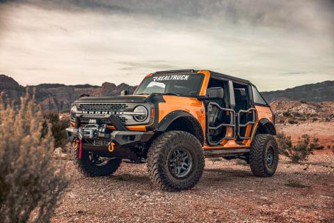 Aeroskin II Hood Protector Matte Black Low Profile For 2021-2026 Bronco Sport Husky Liners