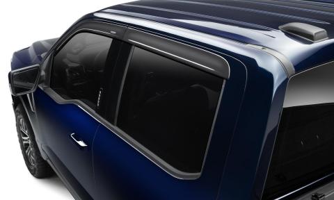Low Profile Ventvisor Deflector Smoke Outside Mount 4 Piece For 2007-2014 Escalade ESV/EXT Husky Liners