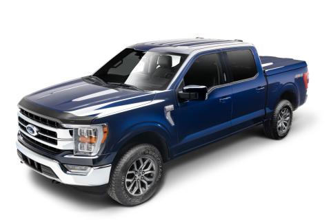 Aeroskin Hood Protector Matte Black Low Profile For 2017-2022 F-250/F-350/F-450/F-550 Super Duty Husky Liners