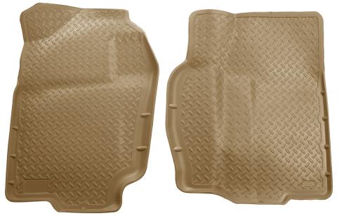 Classic Style Front Floor Liners For 1994-2002 Ram 1500/2500/3500 Tan Husky Liners