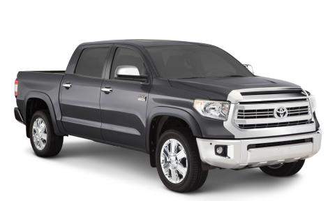 Oe Style Color Matched Magnetic Grey Metallic 4-Piece Fender Flare Set For 2019-2021 Toyota Tundra, Must Remove Mudflaps Bushwacker