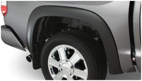Black OE Style Smooth Finish Rear Fender Flares For 2006-2008 Toyota Rav4 (Base Model Only) Bushwacker