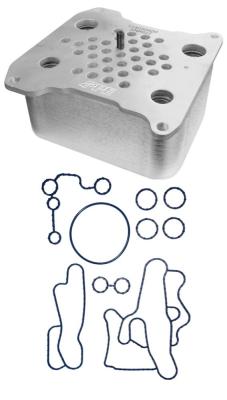 Oil Cooler W/ Gasket Kit Ford 6.4L 07.5-10 PPE Diesel