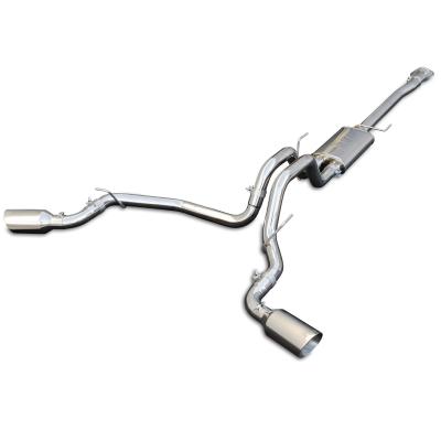 Exhaust Cat Back Ford F150 (2009-2014) Polished Tube Polished Tips