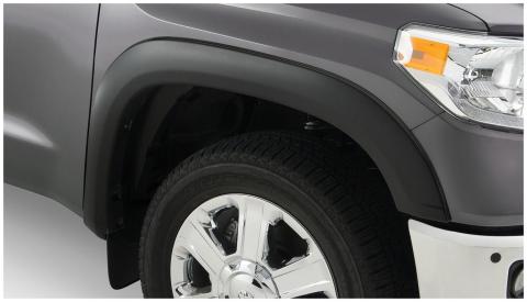 Black OE Style Smooth Finish 4-Piece Fender Flare Set For 2006-2008 Toyota Rav4 (Base Model Only) Bushwacker