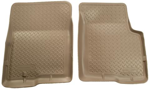 Classic Style Front Floor Liners For 2001-2004 Tacoma Tan Husky Liners