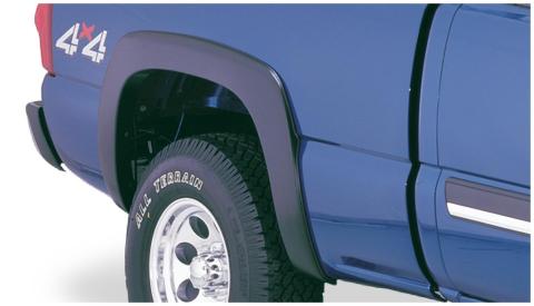 Black OE Style Smooth Finish Rear Fender Flares For 2003-2006 Chevrolet Silverado 1500 Fleetside Fits 78/96 Inch Bed Bushwacker