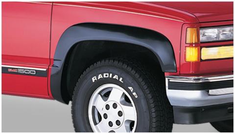 Black OE Style Smooth Finish 4-Piece Fender Flare Set For 2000-2006 Chevrolet Tahoe 4-Door Bushwacker