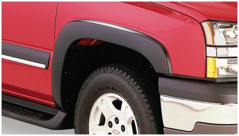 Black OE Style Smooth Finish 4-Piece Fender Flare Set For 2007-2014 Chevrolet Tahoe (Excludes Ltz) Bushwacker