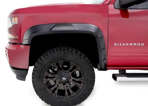 Drt Style Fender Flares Front And Rear 2014-2018 Chevrolet Silverado 1500 Bushwacker