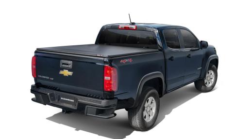 Black OE Style Smooth Finish 4-Piece Fender Flare Set For 2015-2020 Chevrolet Colorado Bushwacker