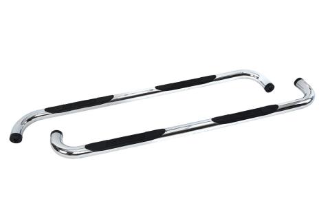 4000 Series SideSteps With Mountins Bracket Kit Polished Stainless Steel 1980-1996 Ford F-150/F-250 F-350 Go Rhino