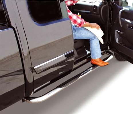 4000 Series SideSteps With Mounting Bracket Kit Chrome 2001-2005 Ford Explorer Sport Trac Go Rhino