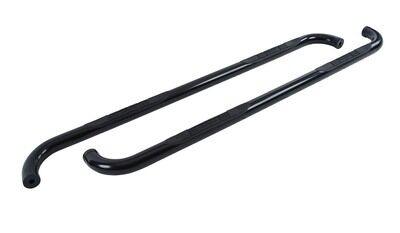 4000 Series SideSteps With Mounting Bracket Kit Powder Coat Black 2015-2018 Ram 1500 Extended Cab Go Rhino