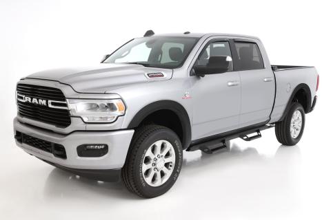 Black OE Style Smooth Finish 4-Piece Fender Flare Set For 2019-2026 Ram 2500/3500, Will Not Fit With OEM Flares, Includes Dually Bushwacker