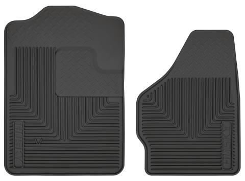 Heavy Duty Floor Mats Front Floor Mats For 1999-2010 F-250 Super Duty, F-350 Super Duty, F-450 Super Duty, Excursion Husky Liners