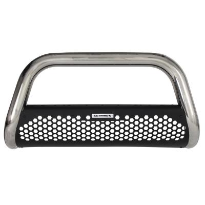 RC2 Bull Bar with Mounting Brackets Kit Polished Stainless Finish Polished Stainless Steel 2014-2015 Sierra 1500 Go Rhino