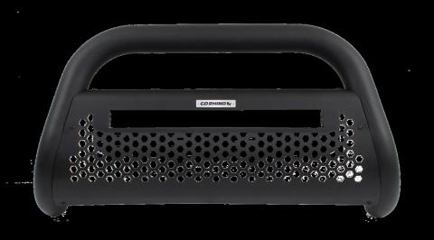 RC2 LR Bull Bar with Mounting Brackets & 20 Inch Light Bar Opening Textured Black 2019-2021 Silverado 1500 2022-2022 Silverado 1500 LTD Go Rhino
