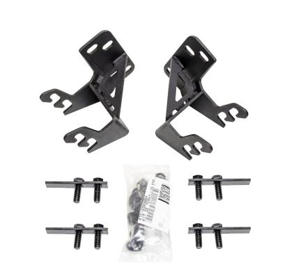 RC4LR & RC3 LR Mounting Brackets Only Textured Black 2011-2016 Ford F-250/F-350 Go Rhino