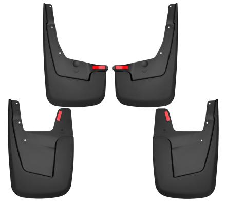 Custom Mud Guards Front and Rear Mud Guard Set For 2019-2025 1500 Husky Liners