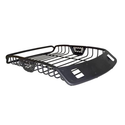 SR20 Tubular Steel Roof Rack With 2x Light Mount Openings 48 Inch Long Textured Black Go Rhino