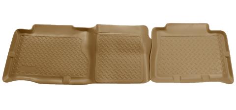 Classic Style 2nd Seat Floor Liner For 2000-2007 Tahoe/Yukon/Escalade/H2 Tan Husky Liners