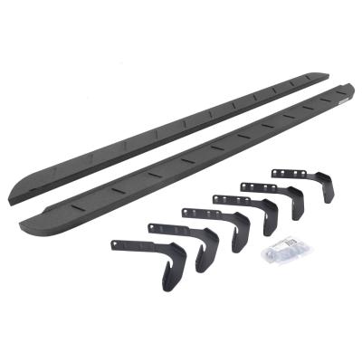 RB10 Slim Line Running Boards With Mounting Brackets Protective Bedliner Coating 1999-2016 Ford F-250/F-350 Go Rhino