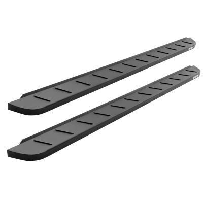 RB10 Running Boards With Mounting Brackets Textured Black 2015-2018 Ram 1500 Go Rhino