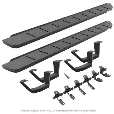 RB10 Boards W/Brackets, 2 Pairs Drop Steps Kit Bedliner 2024-2026 Toyota Tacoma Go Rhino