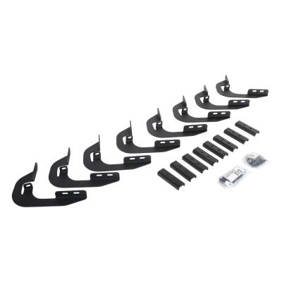 RB10 Running Boards with Brackets, 2 Pairs Drop Steps Kit Textured Black 2023-2026 Toyota Sequoia Go Rhino