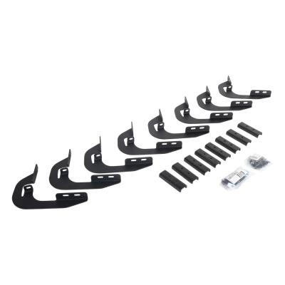 RB10 Running Boards Complete Kit Texture Black: RB10 Running board + Brackets Protective Bedliner coating 2023-2026 Toyota Sequoia Go Rhino
