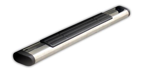 6 Inch OE Xtreme Series SideSteps Boards Only Polished Stainless Steel 2021-2025 Ford Bronco Go Rhino