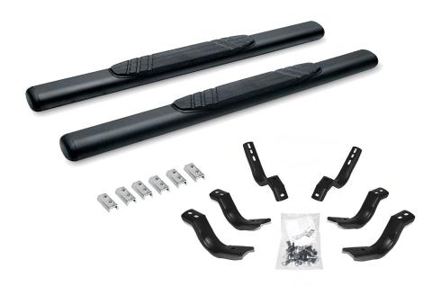 4 Inch OE Xtreme SideSteps With Mounting Bracket Kit Textured Black 2009-2025 Dodge Ram 150/2500/3500 Go Rhino