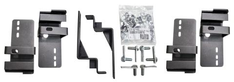 OE Xtreme Side Steps Mounting Brackets Only Textured Black 2014-2015 Kia Sorento Go Rhino