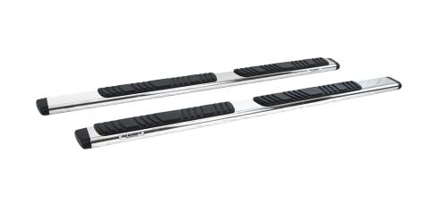 5 Inch OE Xtreme Low Profile SideSteps With Mounting Bracket Kit Polished Stainless Steel 2014-2015 Kia Sorento Go Rhino
