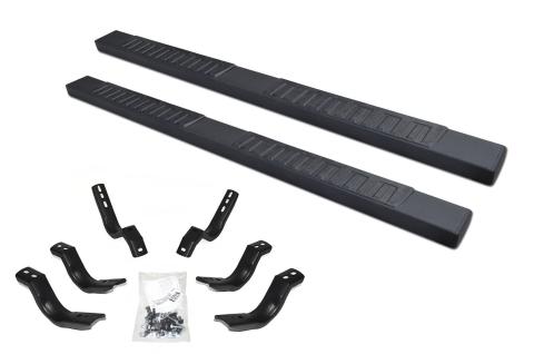 6 Inch OE Xtreme II SideSteps With Mounting Bracket Kit Textured Black 2009-2014 Dodge Ram 1500 Go Rhino