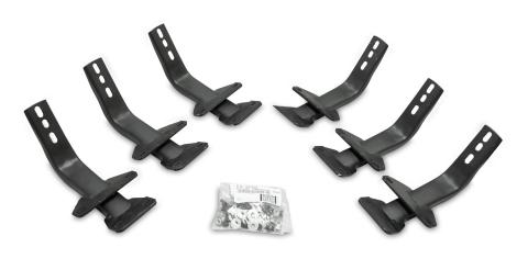 6 Inch OE Xtreme II SideSteps With Mounting Bracket Kit Polished Stainless Steel 2015-2026 Ford F-150/ F-250/F-350 Standard Cab Go Rhino