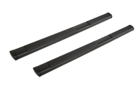 6 Inch OE Xtreme Composite SideSteps Kit 80in Long Black + 3 Brackets Per Side Black 2007-2013 Silverado/Sierra 1500 Go Rhino