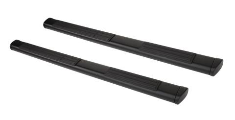 6 Inch OE Xtreme Composite SideSteps Kit 80 Inch Long Black + Brackets Black 2009-2014 Dodge Ram 1500 Go Rhino