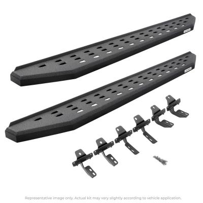 RB20 Running Boards With Mounting Brackets Protective Bedliner Coating 2019-2026 Ford Ranger Go Rhino
